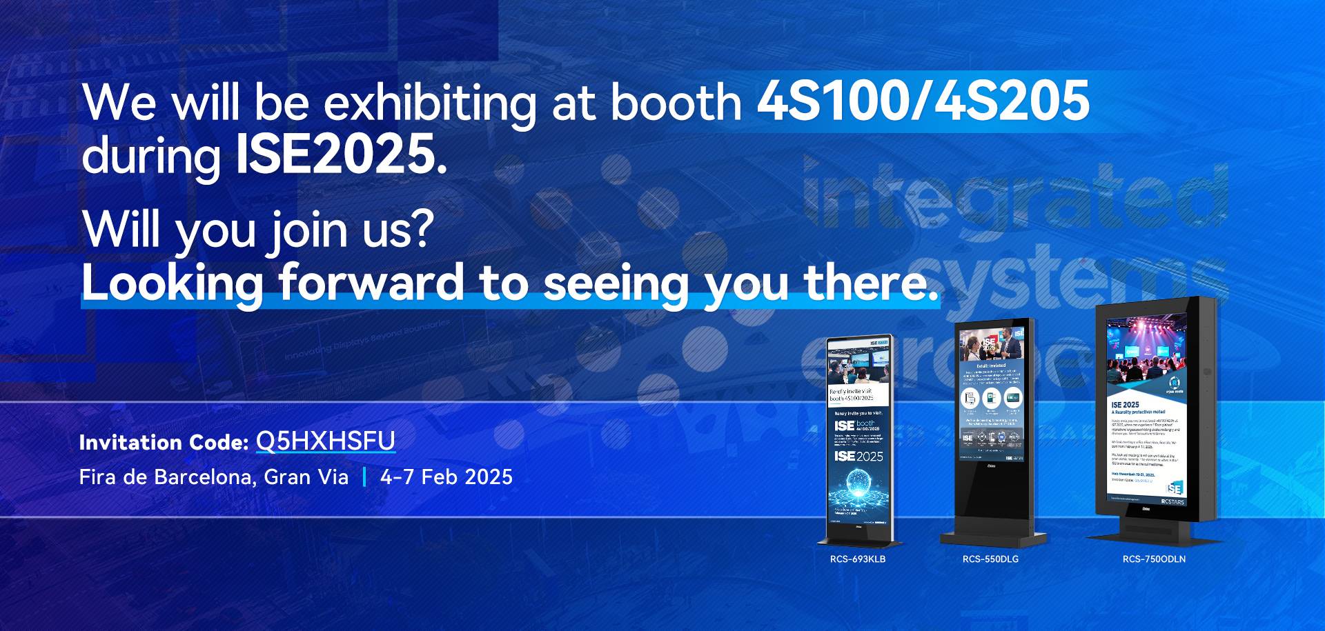 Join RCSTARS at ISE 2025!